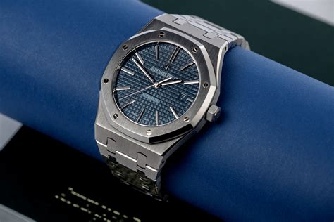 4k audemars piguet|4K AP Royal Oak 15400 Blue Dial .